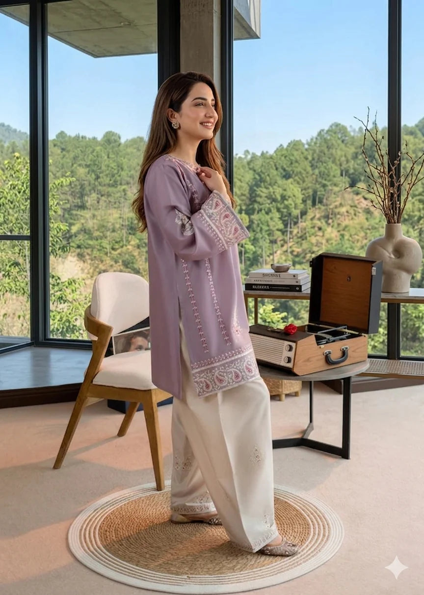 Mehrunisa Embroidered Farshi Suit