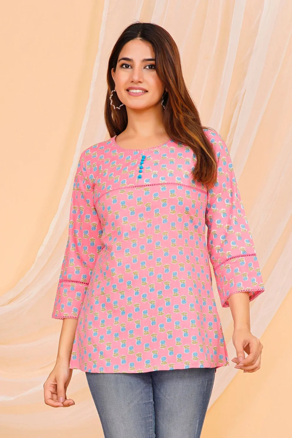 Blush Buds Cotton Top