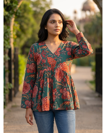 Gaeti Green Top