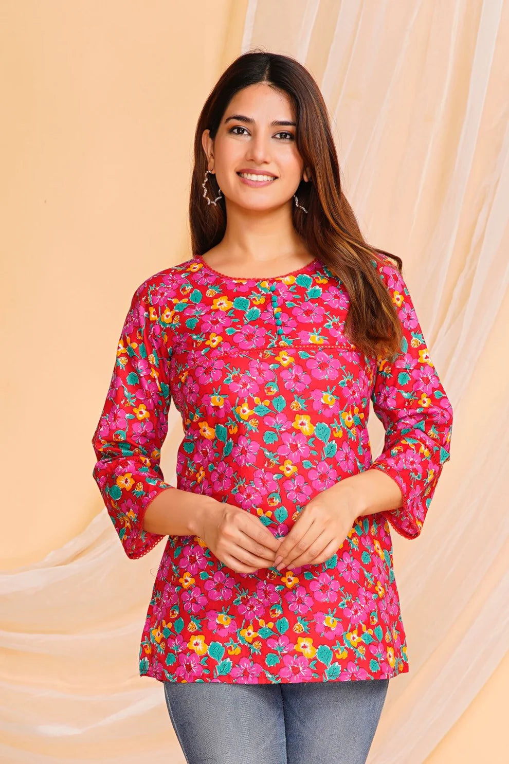 Red Radiance Cotton Top