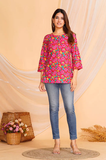 Red Radiance Cotton Top